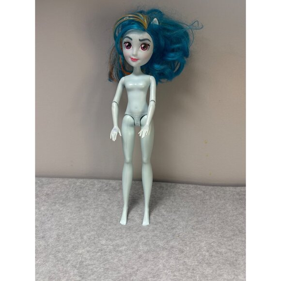 My Little Pony Equestria Girls Rainbow Dash Doll 2017 Blue Hair Mattel Collectib - Picture 1 of 5